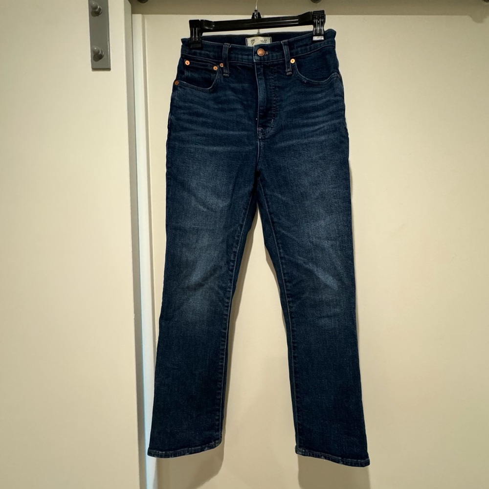 Madewell Women's Boot Cut Jeans - Dark Blue